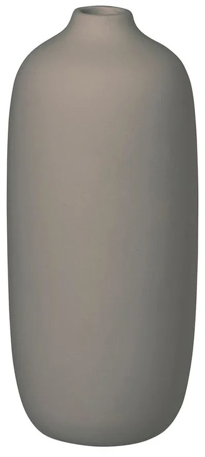 Сива керамична ваза, височина 18 cm Ceola - Blomus