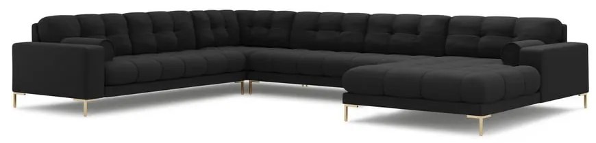 Тъмносив ъглов диван (ляв ъгъл) Bali – Cosmopolitan Design