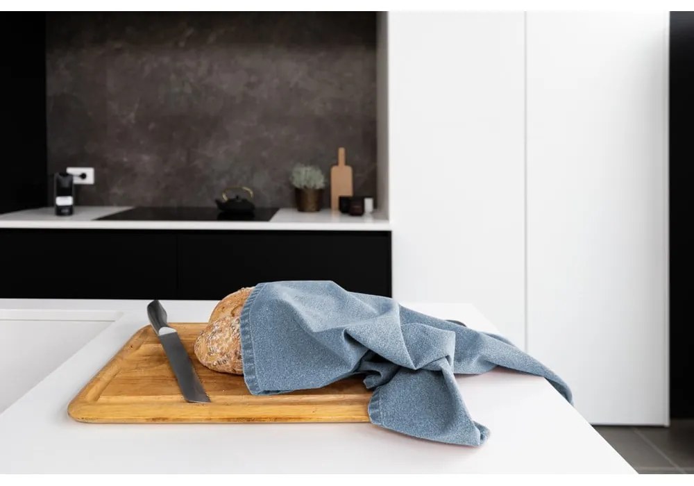 Комплект от 3 сини памучни кухненски кърпи , 70 x 50 cm - Tiseco Home Studio
