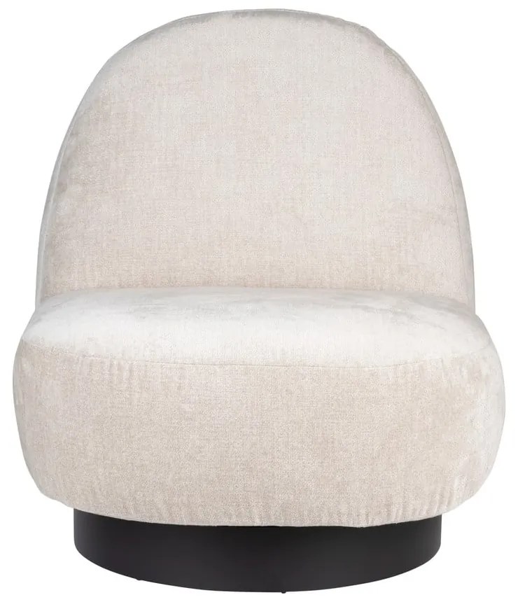 Кремаво кадифено кресло Eden - Zuiver