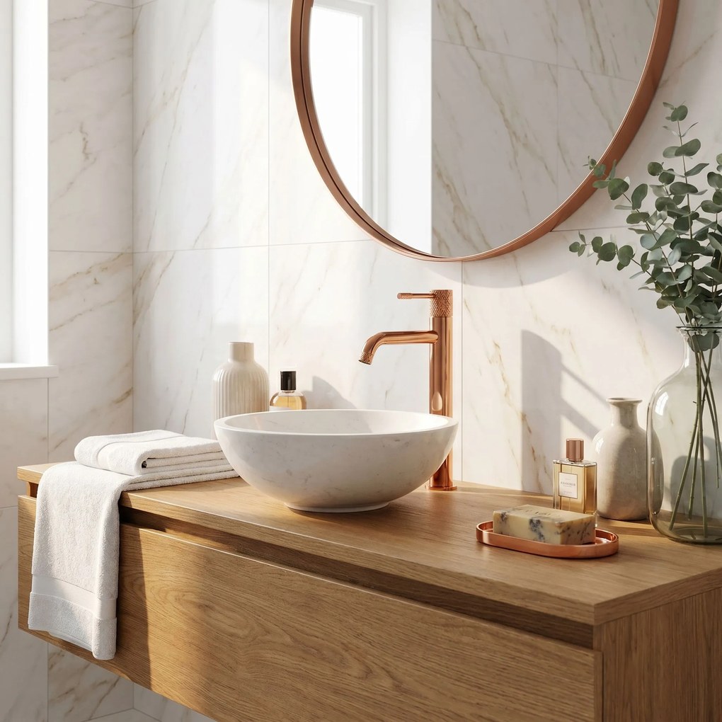Смесител за мивка Rea Venti Copper High