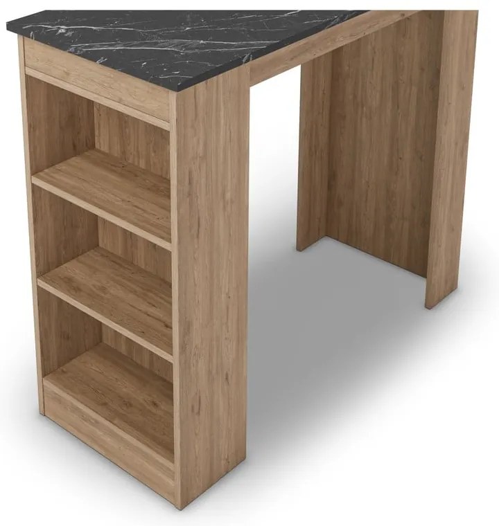 Бар маса с мраморен плот 47x120 cm Peru - Marckeric