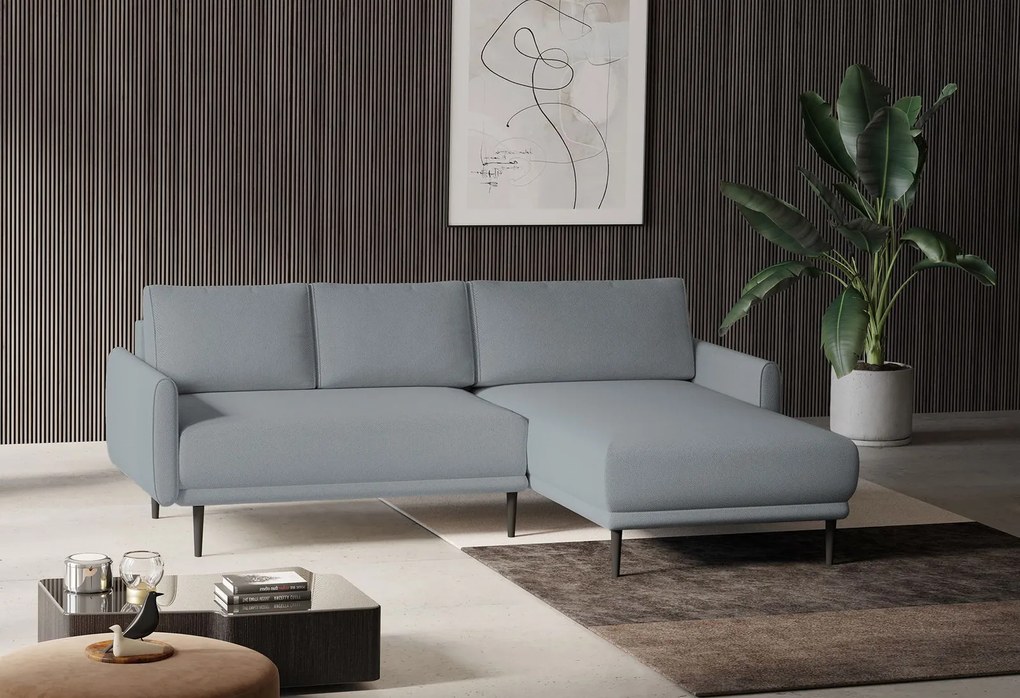 Ъглов диван Солас-сив-десен