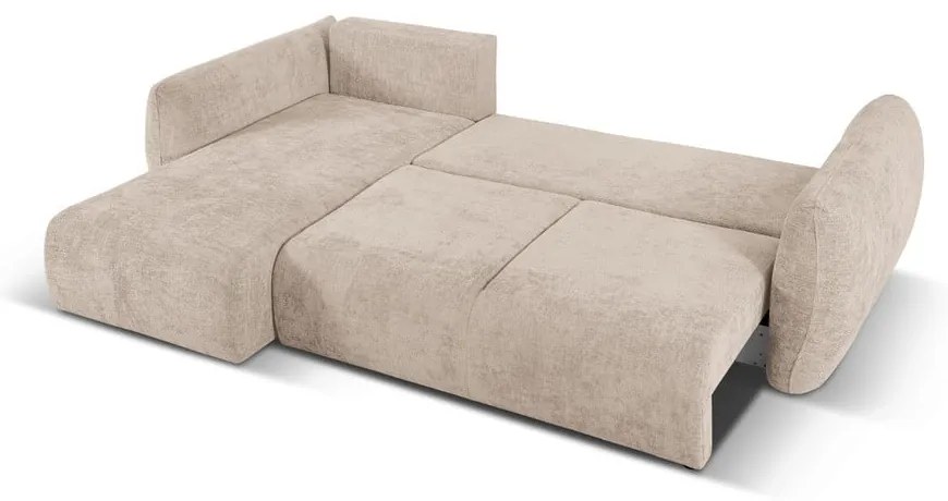 Бежов ъглов диван (ляв ъгъл) Matera - Cosmopolitan Design