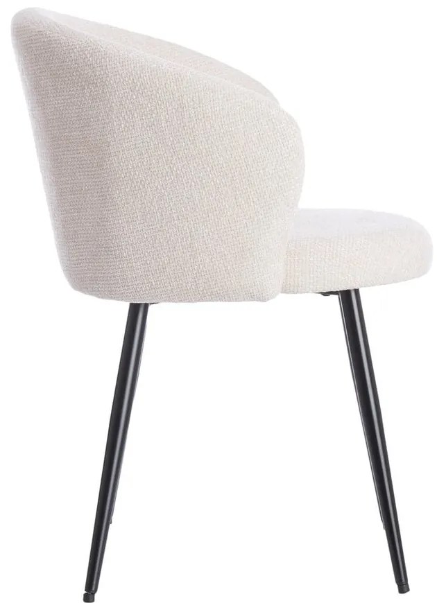 Кремави метални трапезни столове в комплект 2 бр. Radaja – Light &amp; Living