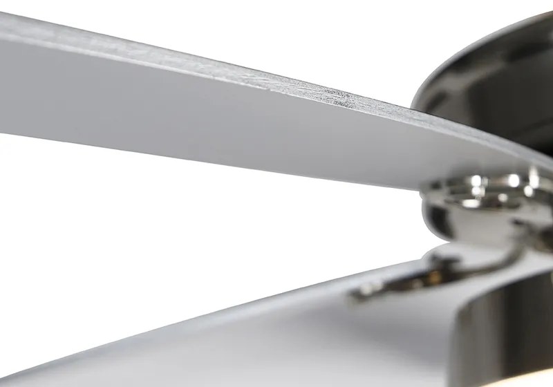 Стъклен таванен вентилатор с дистанционно управление с LED - Malaki