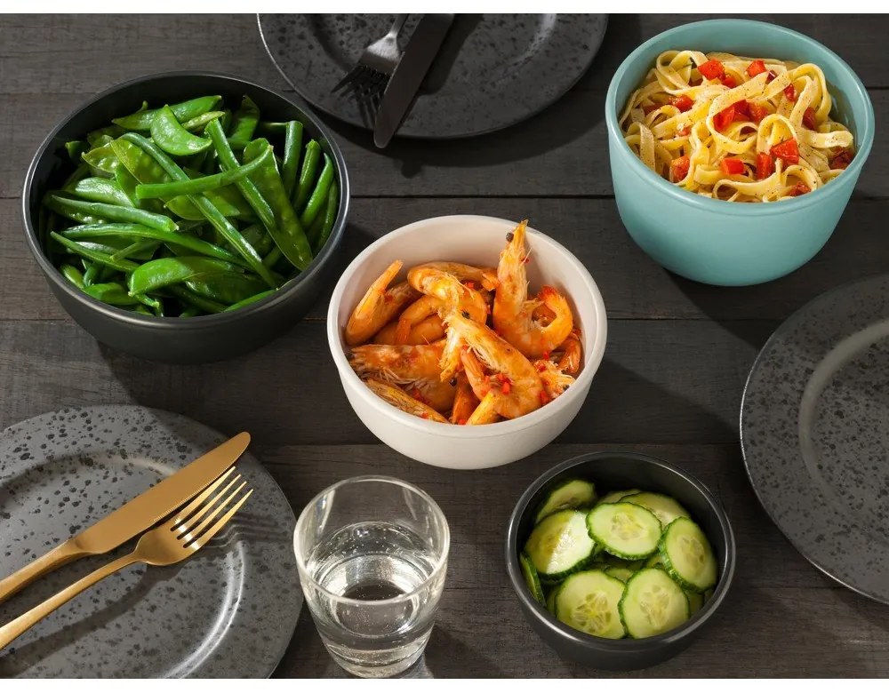 Кутии за храна 3 бр. Nordic black – Mepal