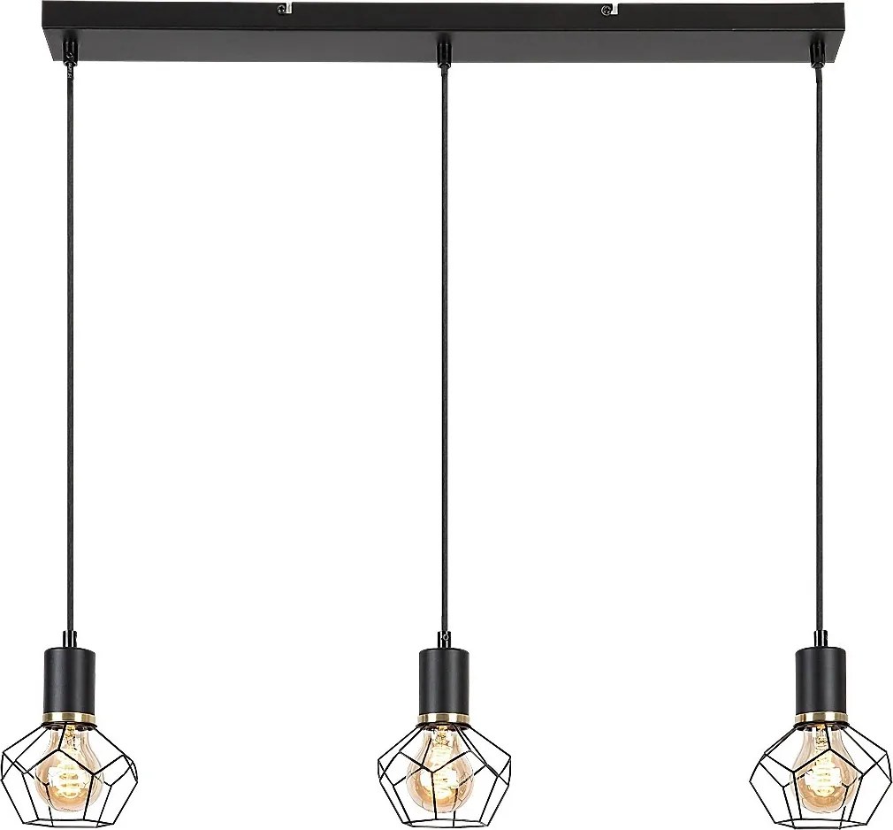 Rabalux Fran Висящи осветителни тела IP20 E27 3x MAX 40W K 72242