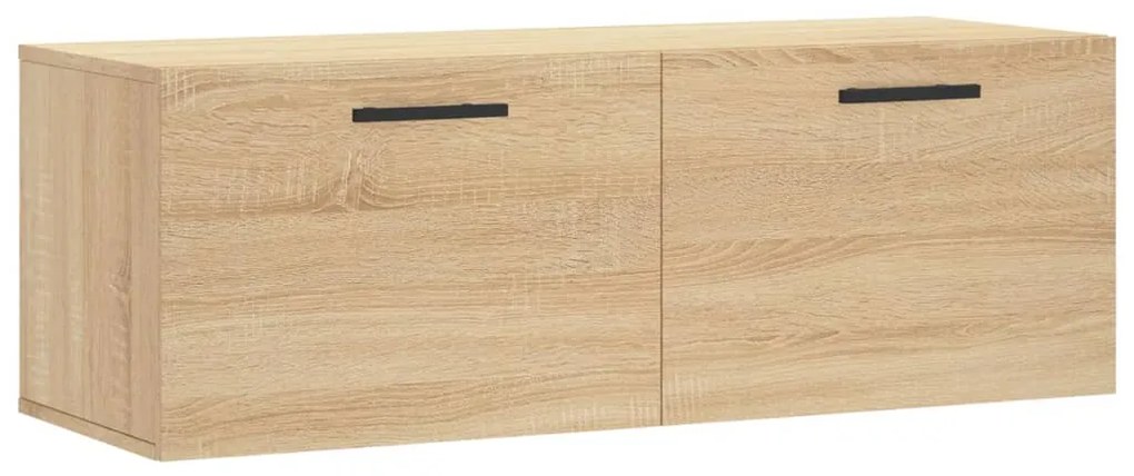 830159 vidaXL Стенен шкаф, сонома дъб, 100x36,5x35 см, инженерно дърво