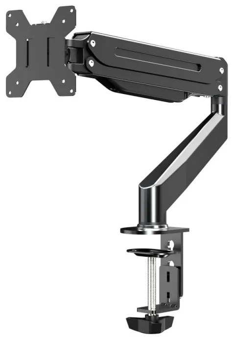 Стойка за монитор Esperanza ERW019, 17"-27", За 1 монитор, Пружинен механизъм, VESA 75/100 mm, До 6 кг, Черен