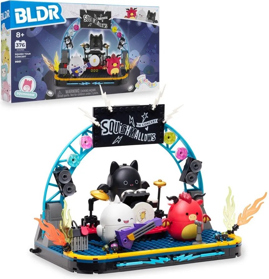 Строителен комплект BLDR Concert – SQUISHMALLOWS