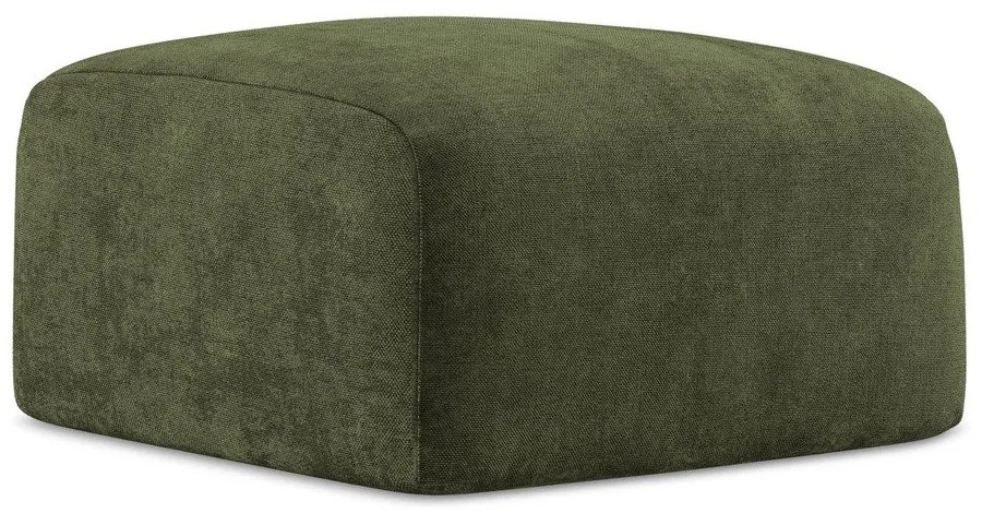 Зелена шенилова табуретка Leila – Makamii