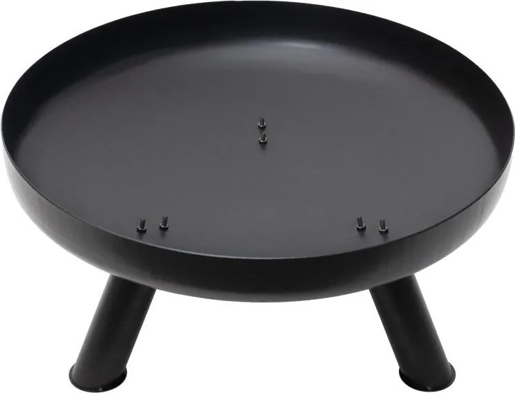 Градинска чугунена камина 60 см - камина на дърва с високи крака