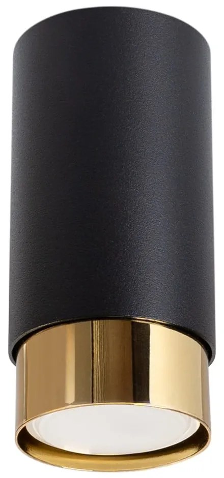 Осветително тяло за таван в черен и златист цвят Crown – Sollux