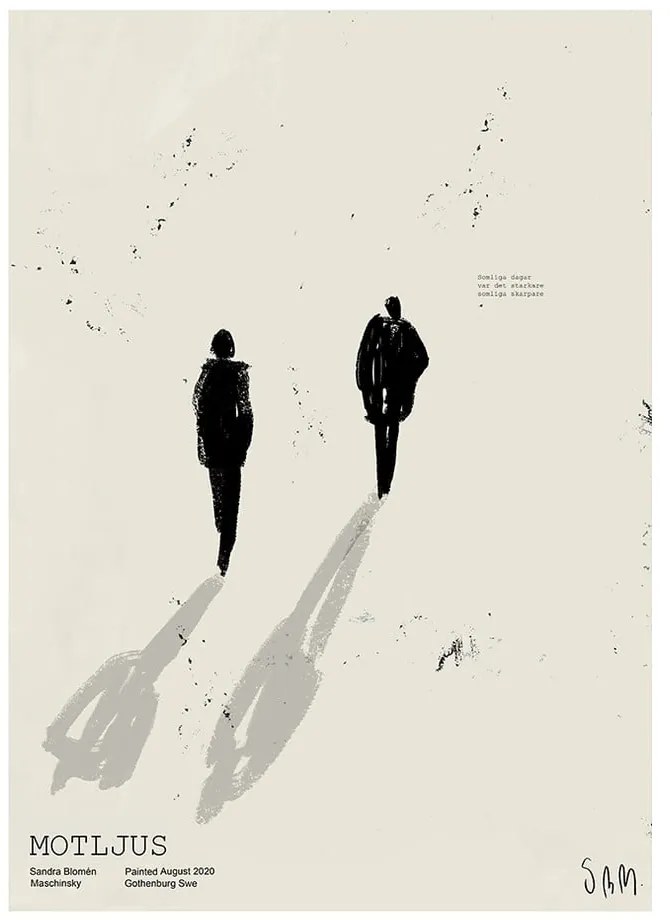 Постер 50x70 cm Motljus – Sandra Blomén Maschinsky – The Poster Club