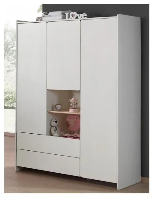 Бял детски гардероб , 137,8 x 190 cm Kiddy - Vipack