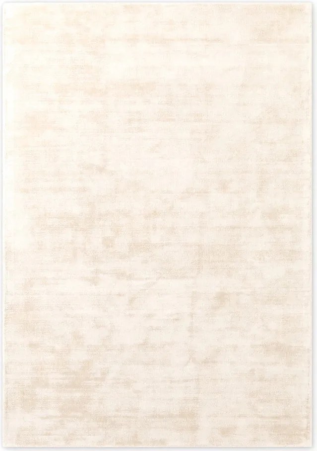 Ръчно изработен килим от вискоза в цвят слонова кост 160x230 cm Noemi – Vikosa