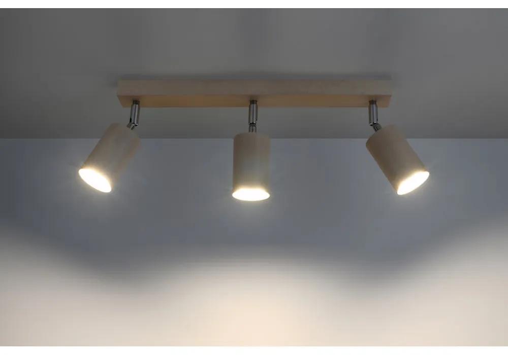 Дървено осветление за таван , дължина 45 cm Ludwik - Nice Lamps