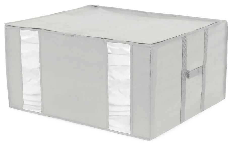 Вакуумна подсилена текстилна кутия за съхранение на дрехи 56x42x33 cm Granit – Compactor