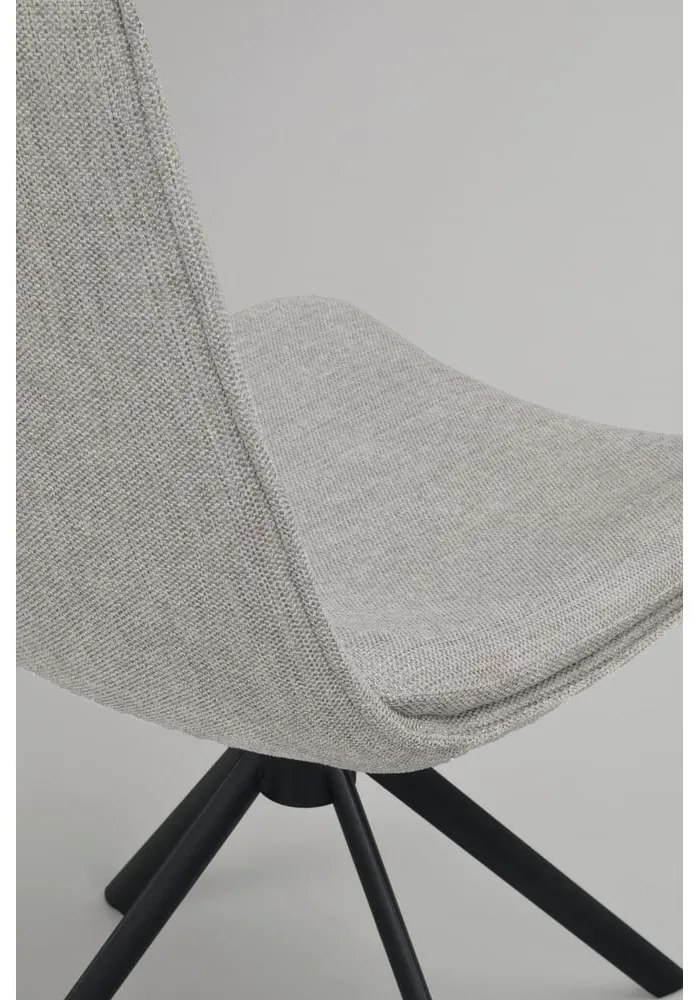 Бежови въртящи се трапезни столове в комплект от 2 броя Lowell - Rowico