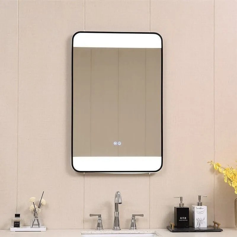 LED огледало с нагревател ICL 1854, 85x55см