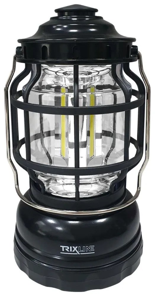 LED Димируем portable къмпинг' лампа 3xLED/3W/3xAA IPX4 черен