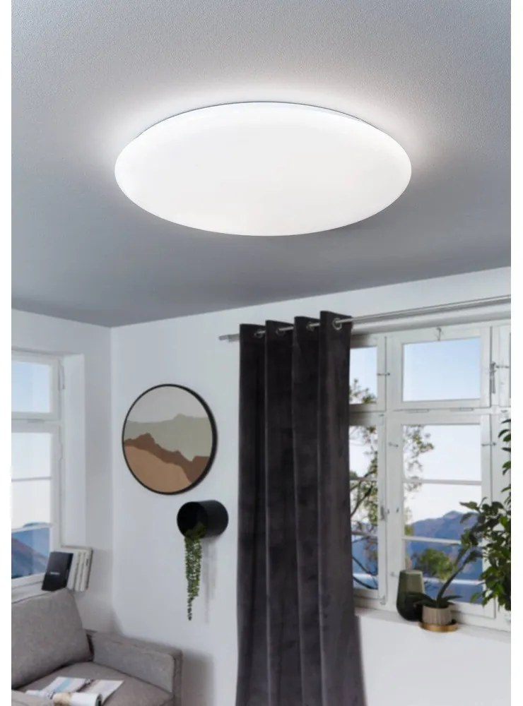 Бяло LED осветително тяло за таван GIRON – EGLO