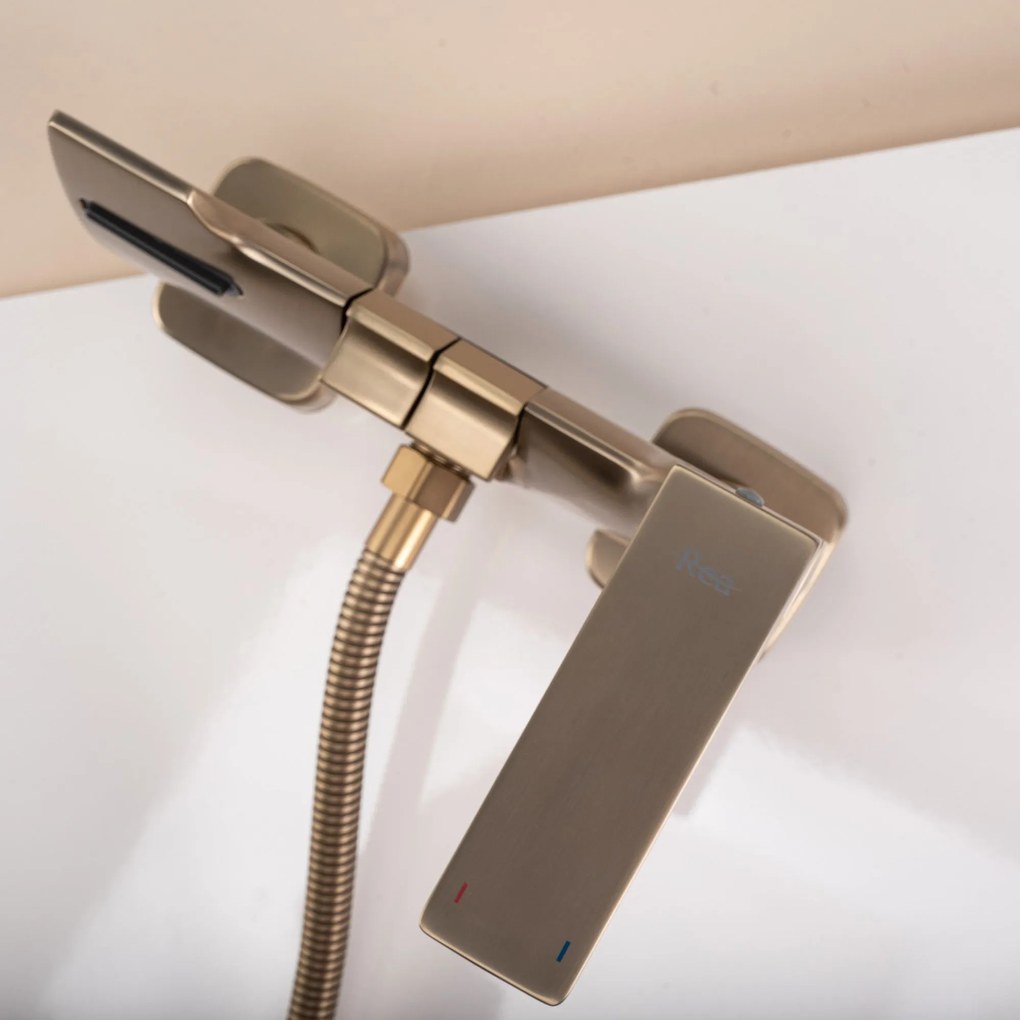 Смесител за вана PREMIUM REA Joe Brush Gold