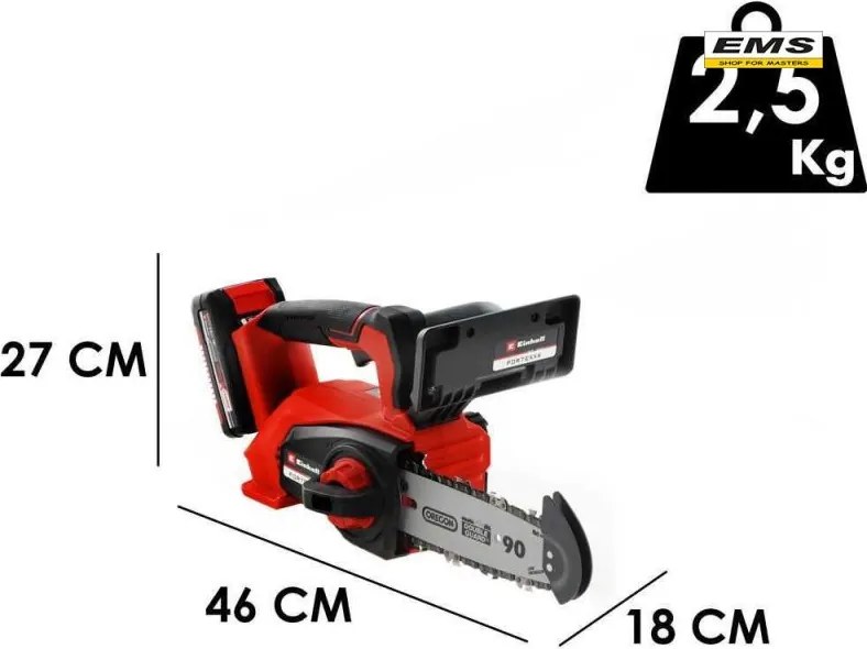 Акумулаторен верижен трион Einhell FORTEXXA 18/20 ТН Power X-Change, 18 V, 200 мм (4600020)