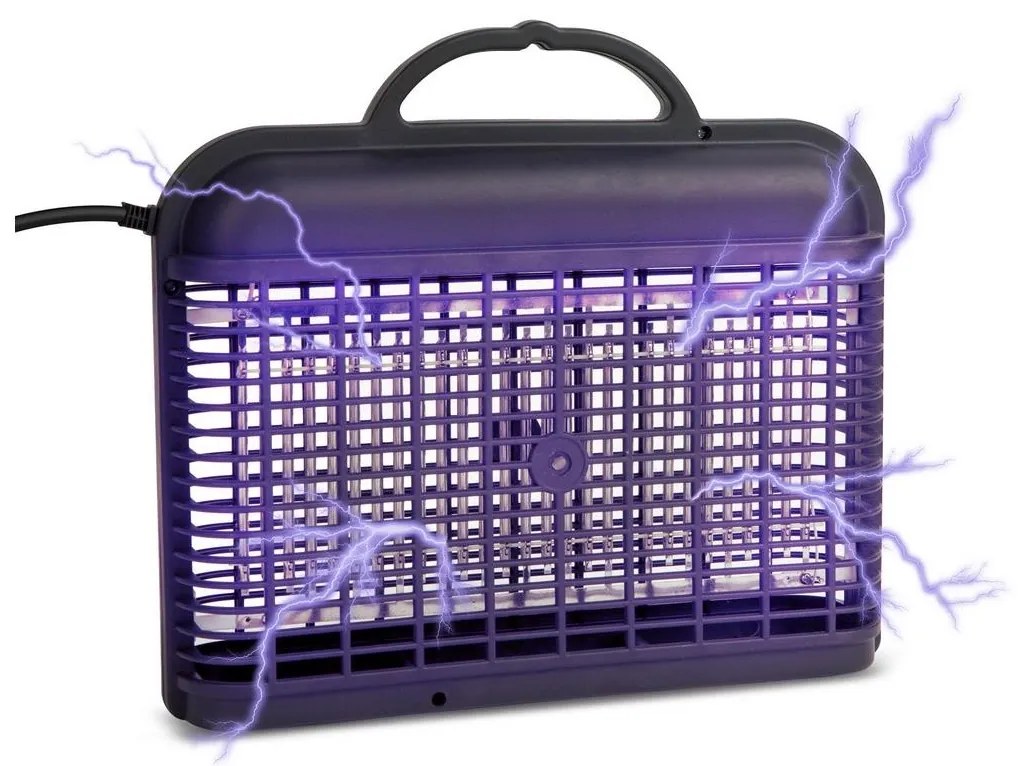 LED Електрически капан за насекоми UV/2W/230V черен