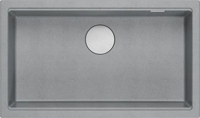гранитна мивка Logan 110 Grey Metallic