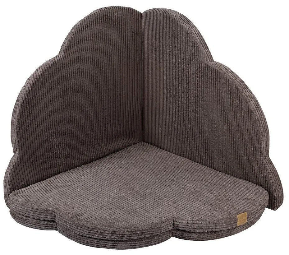 Кафяво детско килимче за игра 160x160 cm – Meowbaby