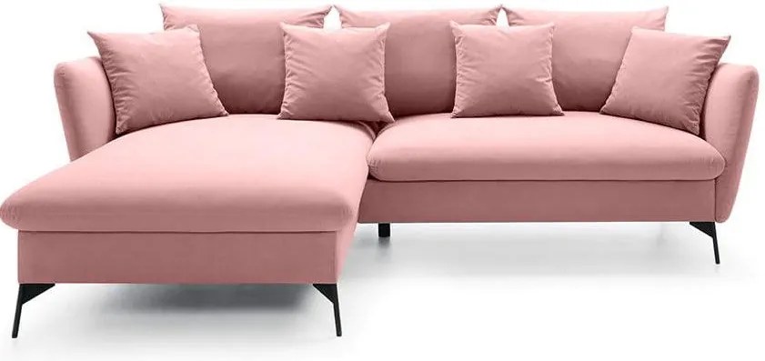 Ъглов диван Vitalia-Pink-Left