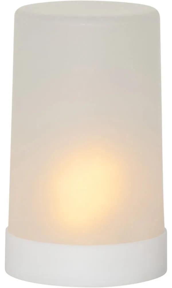 Бяла LED светлинна декорация Свещ, височина 14,5 cm Flame - Star Trading