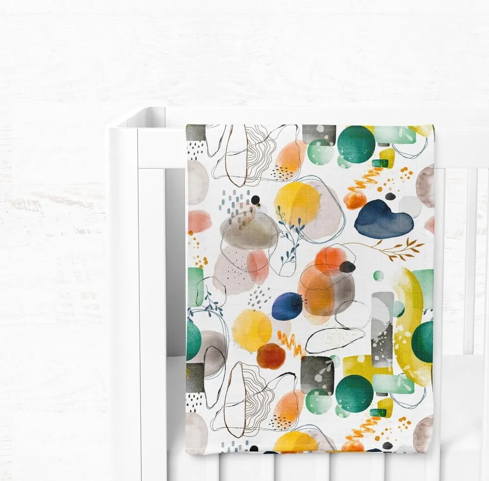 Муселиново бебешко одеяло 75x100 cm Bohem – Mijolnir