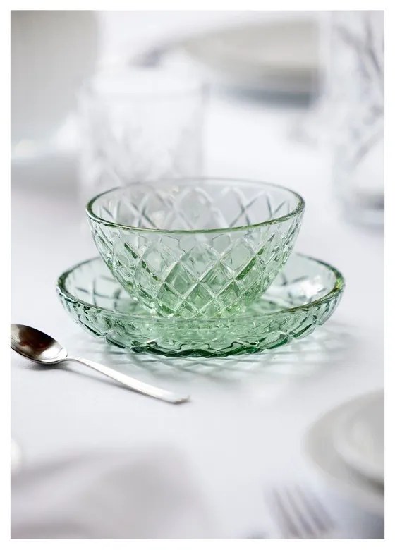 Зелени стъклени купички в комплект от 4 бр. 325 ml Sorrento – Lyngby Glas