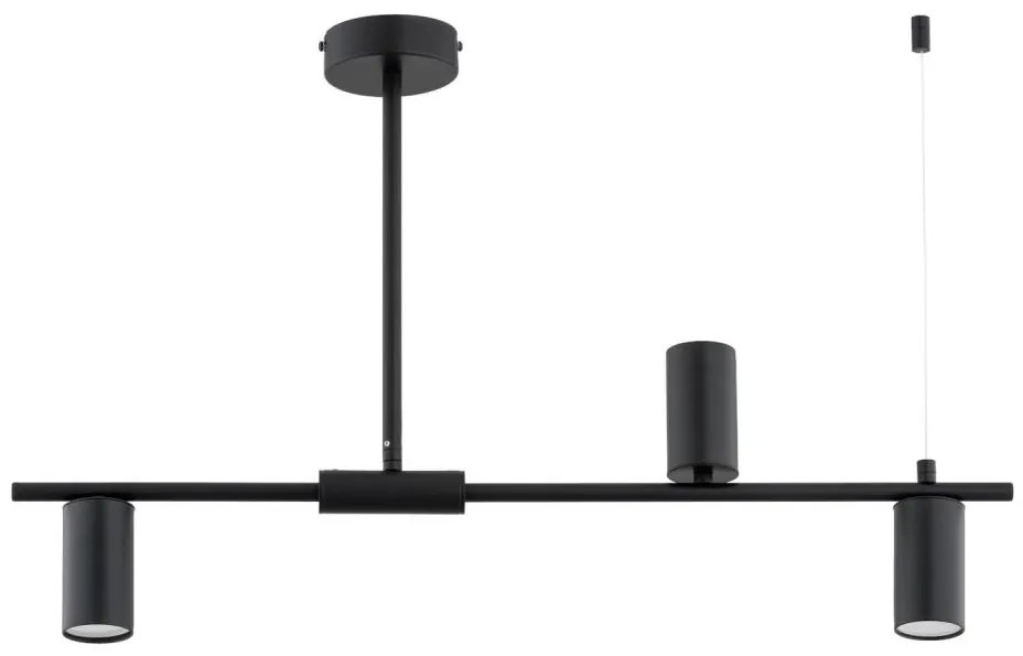 Висящ полилей URANOS 3xGU10/10W/230V черен