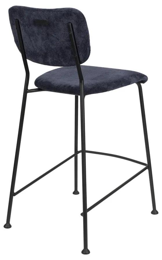 Тъмносини бар столове в комплект от 2 броя 92 cm Benson - Zuiver