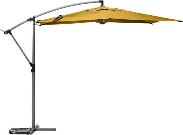 Градински чадър със странична стойка Hesperide Manoa, 3 m - Горчица