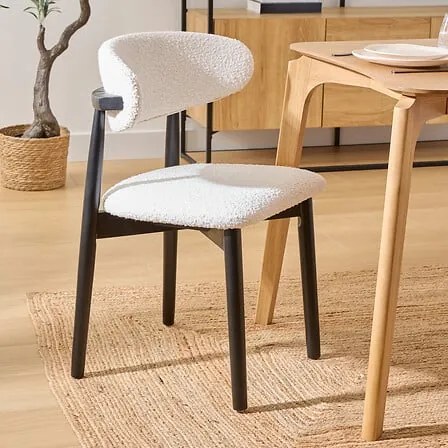 Стол atmosphera Sari, Хевея - Бял