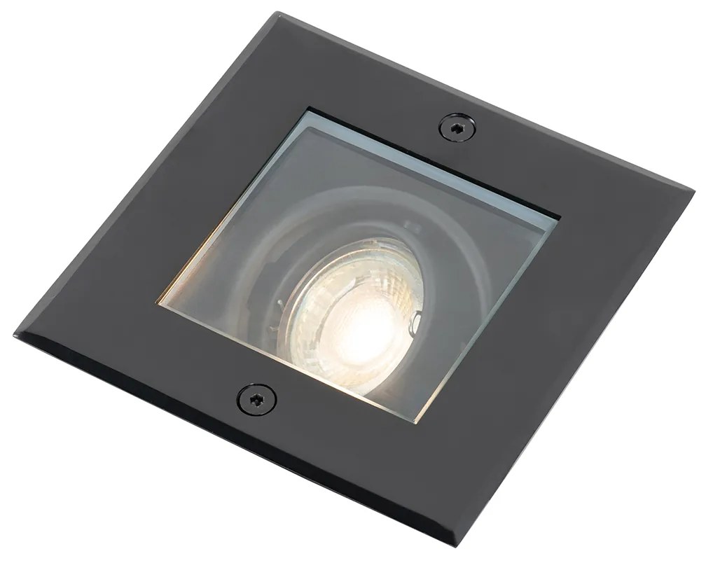 Модерен градински прожектор черен регулируем IP65 - Oneon