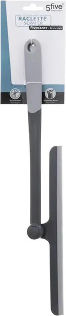 Чистачка за прозорци 5five, Сива, Каучук, Въртяща