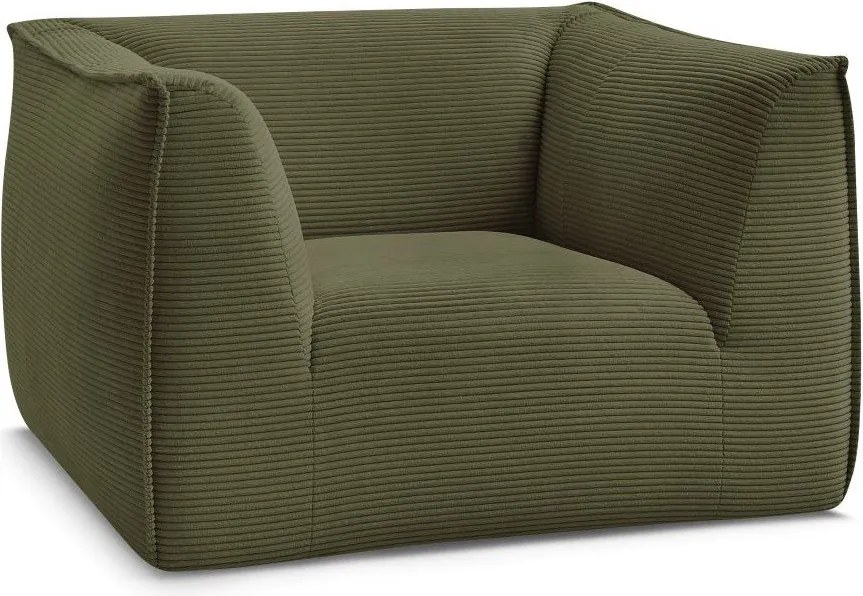 Зелено кресло от рипсено кадифе Giorgia – Bobochic Paris