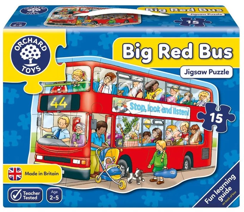 Orchard Toys - Големият червен автобус