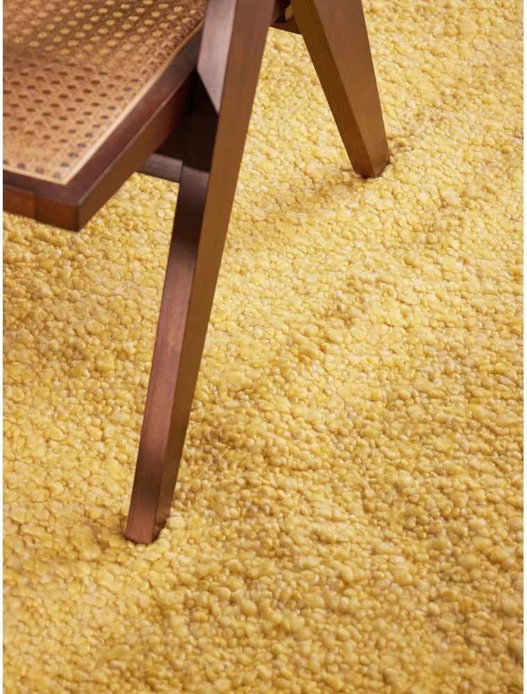 Жълт ръчно изработен килим от букле 120x170 cm Notting Hill Portobello – Ted Baker