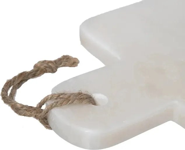 Съд за сервиране Secret de Gourmet, Бял мрамор, 30x15см