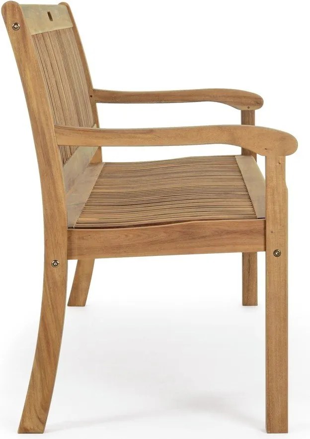 Градинска пейка от масивно дърво в естествен цвят Noemi – Bizzotto