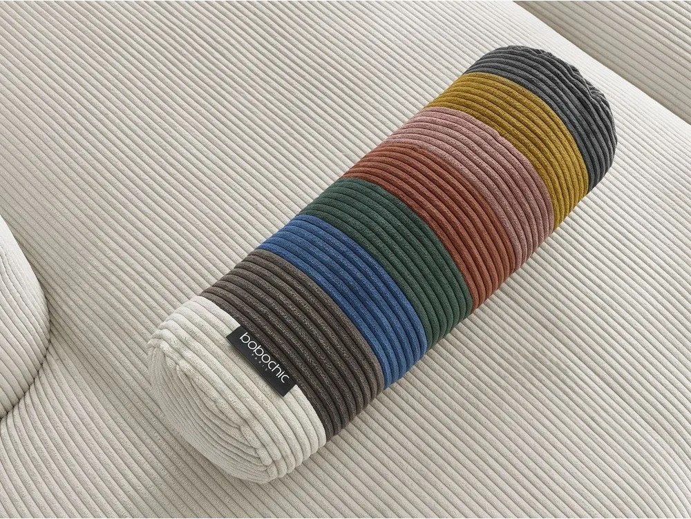 Бежов ъглов диван от рипсено кадифе Belair – Bobochic Paris