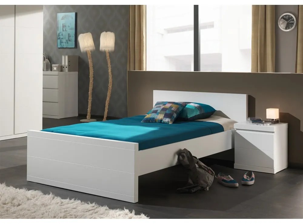 Бяло нощно шкафче Бяло, широчина 44 cm Lara - Vipack