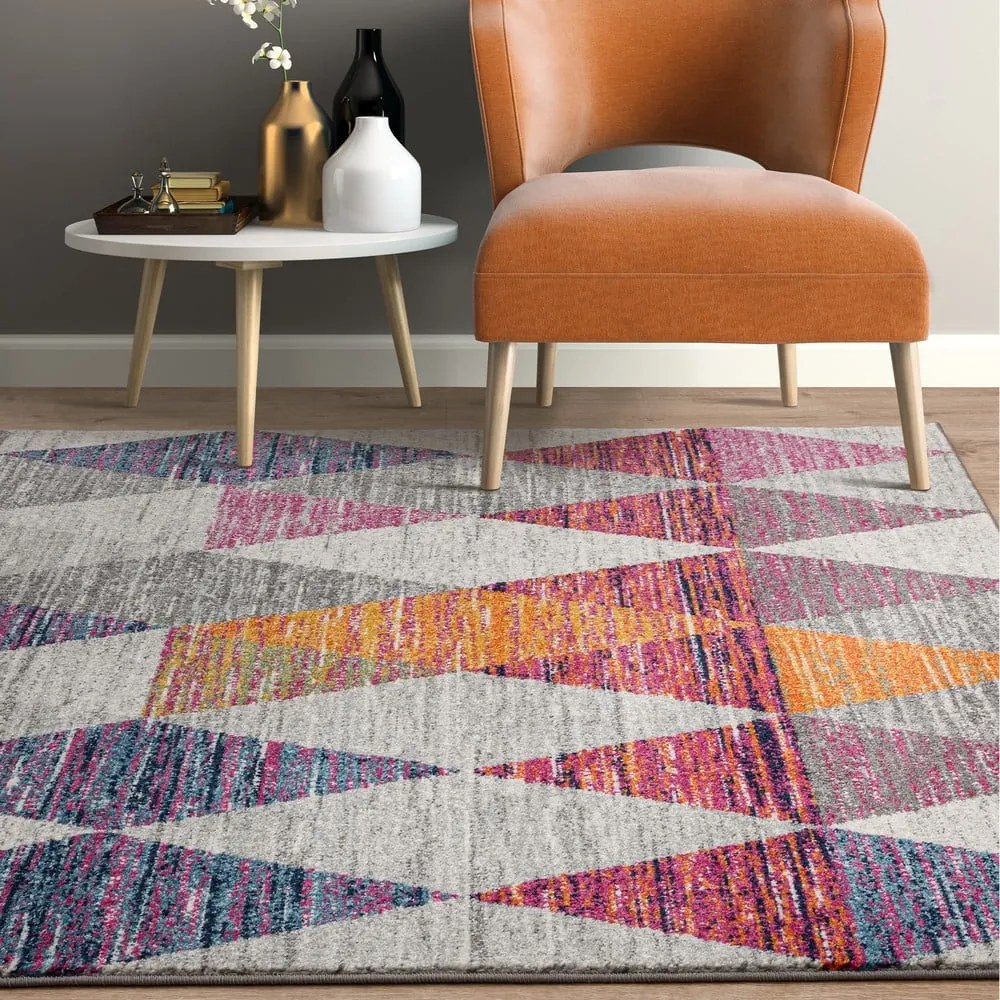 Червен килим 120x170 cm Muse Harlequin Pink – Asiatic Carpets